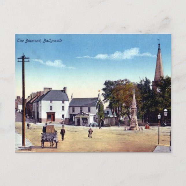 Old Postcard - Ballycastle, Co Antrim (Front)