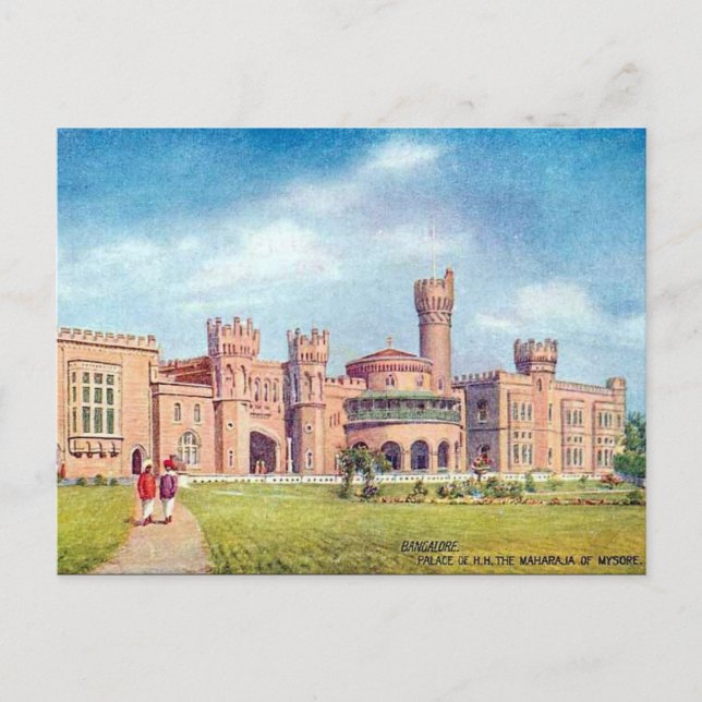 Old Postcard, Bangalore (Bengaluru), India Postcard (Front)