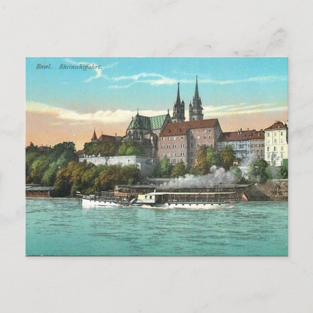 Old Postcard - Basel, Switzerland (Front)