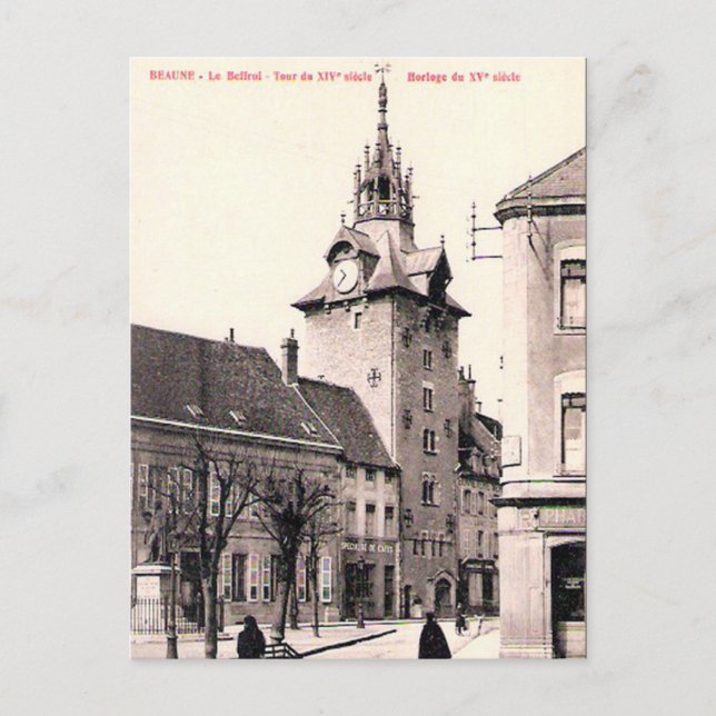 Old Postcard - Beaune, Côte d'Or, France (Front)