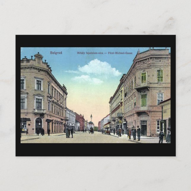 Old Postcard - Belgrade in 1920 (Front)