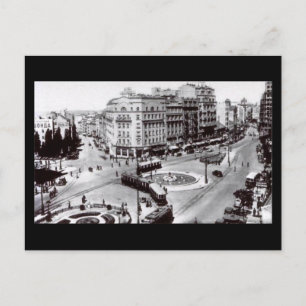 Old Postcard, Belgrade, Terazije in 1939 Postcard