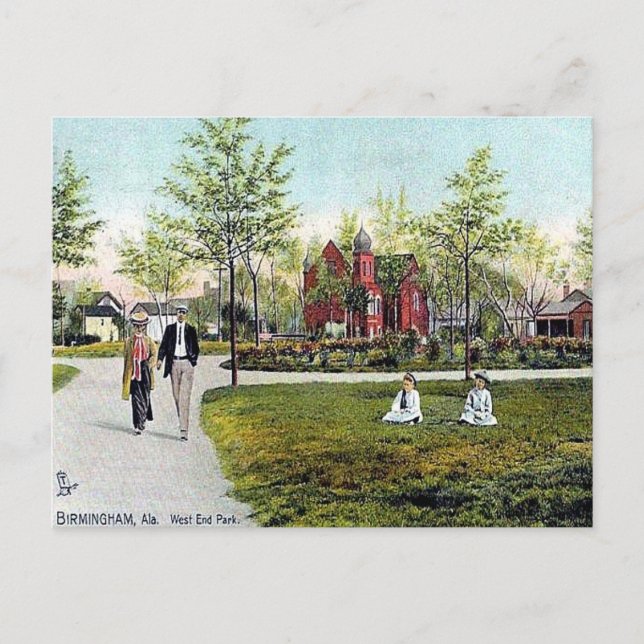 Old Postcard - Birmingham, Alabama (Front)