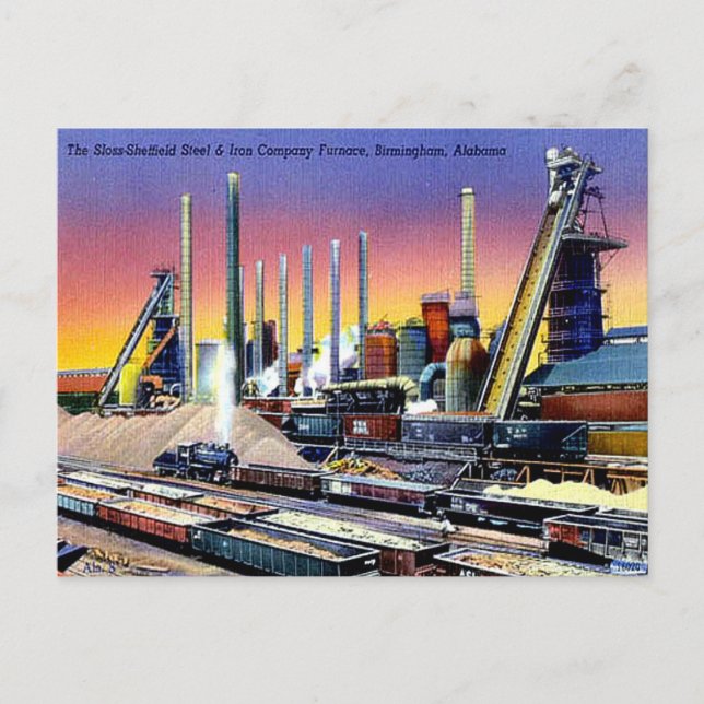 Old Postcard - Birmingham, Alabama (Front)