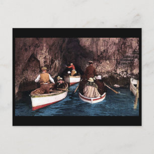 Old Postcard - Blue Grotto, Capri, Italy