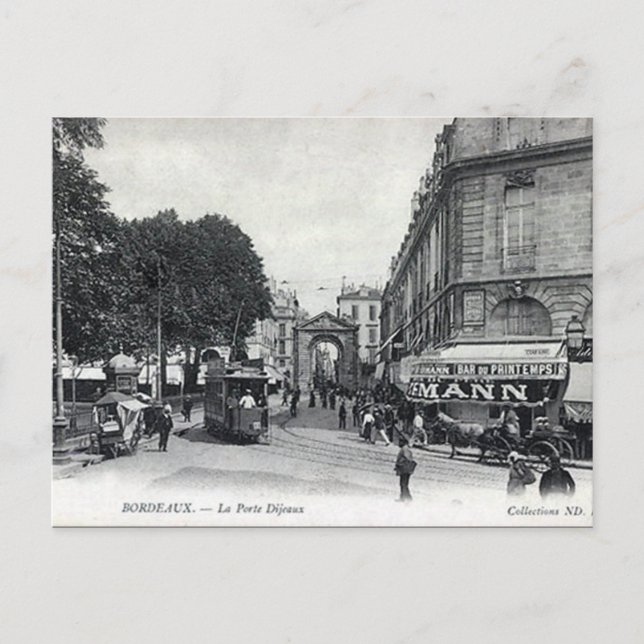Old Postcard - Bordeaux, France (Front)