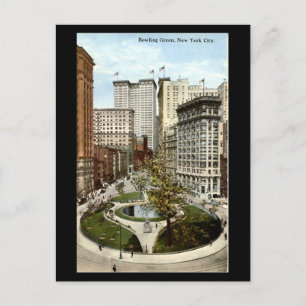 Old Postcard - Bowling Green, New York City