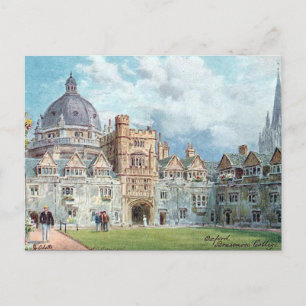 Old Postcard - Brasenose College, Oxford