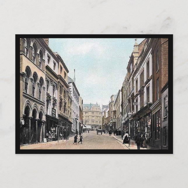 Old Postcard - Bridge Street, Northampton (Front)