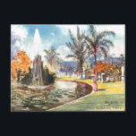 Old Postcard - Brisbane, Queensland<br><div class="desc">The image on this postcard has been reproduced from a vintage postcard of the Botanical Gardens,  Brisbane,  Queensland,  Australia.</div>