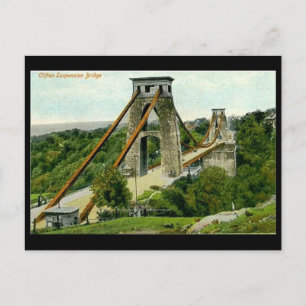 Old Postcard - Bristol, Clifton Suspension Bridge