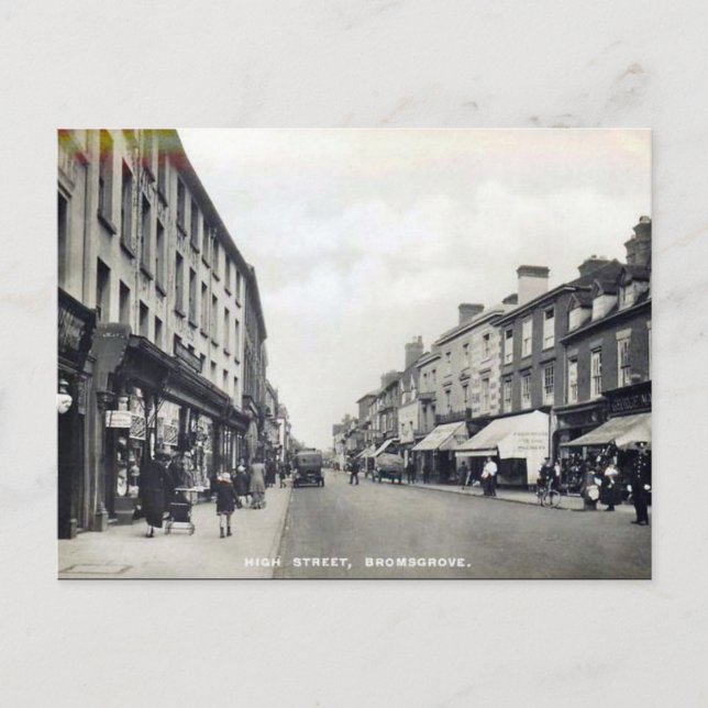 Old Postcard - Bromsgrove, Worcestershire (Front)