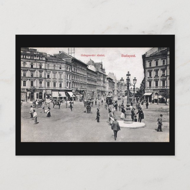 Old Postcard - Budapest, Hungary (Front)