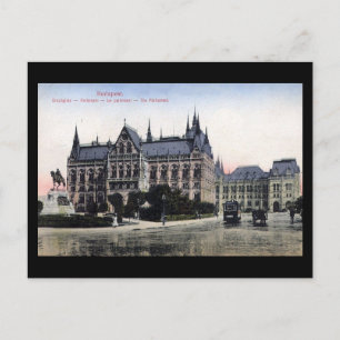 Old Postcard - Budapest, Parliament 1913
