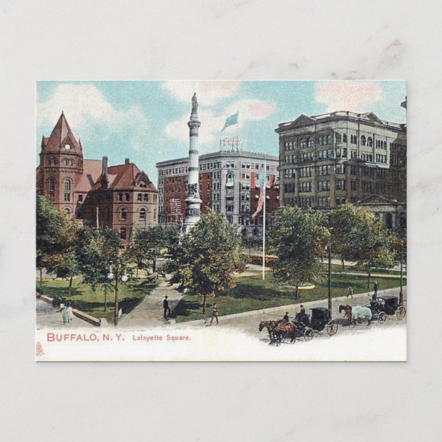 Old Postcard - Buffalo, New York, USA (Front)