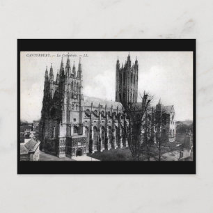 Old Postcard - Canterbury Cathedral