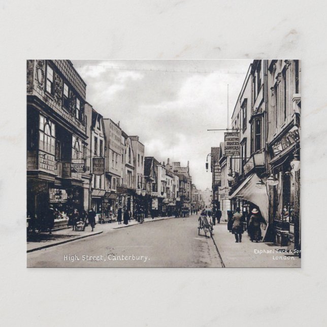Old Postcard - Canterbury, Kent (Front)