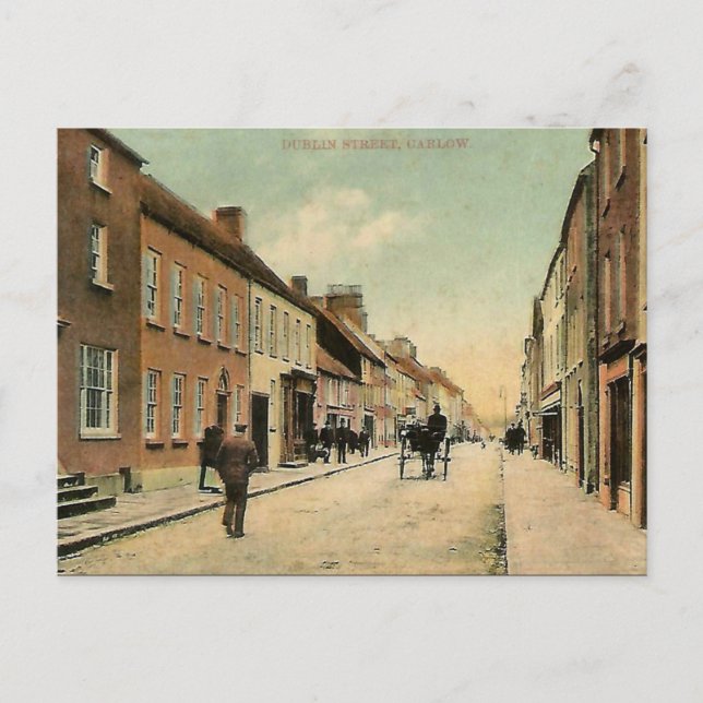 Old Postcard - Carlow, Ireland (Front)