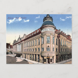Old Postcard - Central Theatre, Leipzig