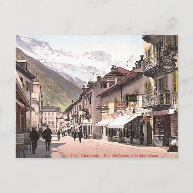 Old Postcard - Chamonix, Haute Savoie (Front)