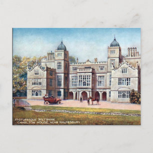 Old Postcard - Charlton House, Malmesbury, Wilts