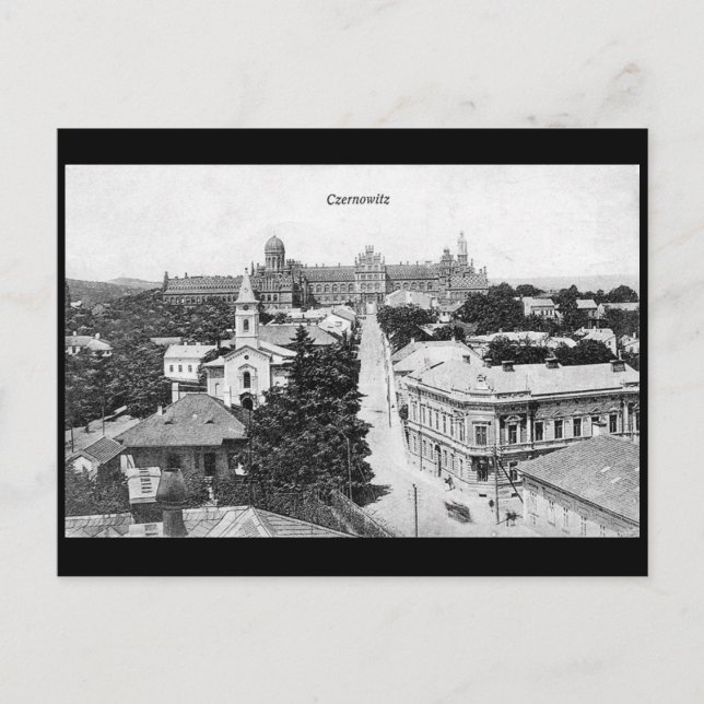 Old Postcard - Chernivtsi (Czernowitz), Ukraine (Front)