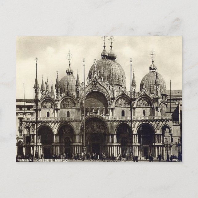 Old Postcard - Chiesa San Marco, Venezia (Front)