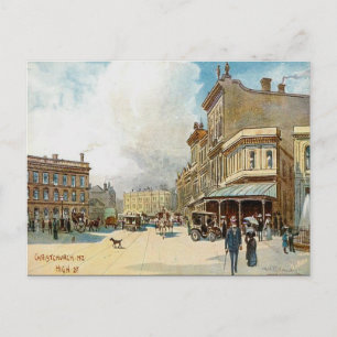 Old Postcard - Christchurch, New Zealand