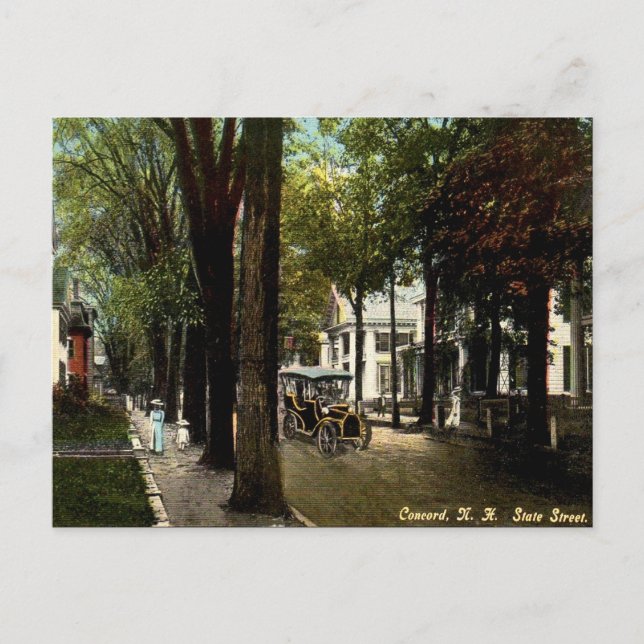 Old Postcard - Concord, New Hampshire (Front)