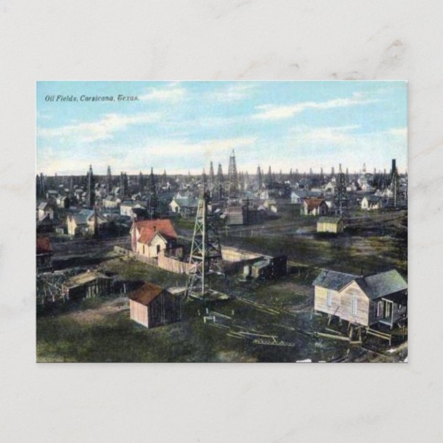 Old Postcard - Corsicana, Texas (Front)