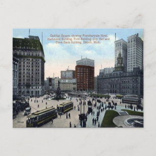 Old Postcard - Detroit, Michigan