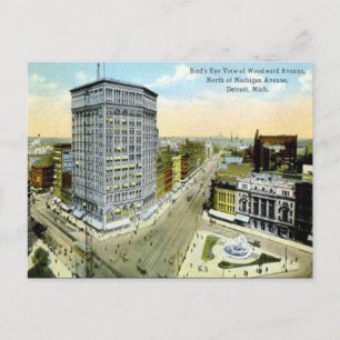 Old Postcard - Detroit, Michigan, USA