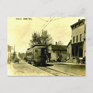Old Postcard - Eden Wisconsin