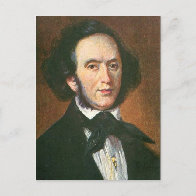 Old Postcard - Felix Mendelssohn (Front)