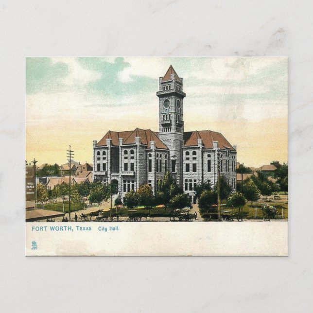 Old Postcard - Fort Worth, Texas (Front)