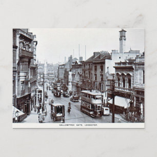 Old Postcard - Gallowtree Gate, Leicester