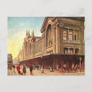 Old Postcard - Gare du Nord, Paris