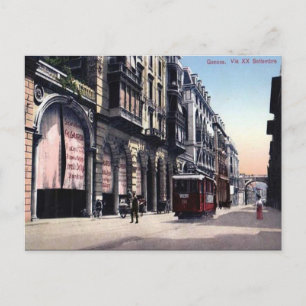 Old Postcard - Genoa, Italy