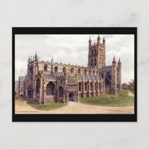 Old Postcard - Gloucester Cathedral