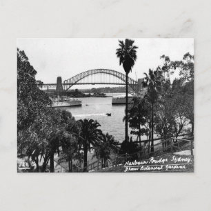 Old Postcard - Harbour Bridge, Sydney, NSW