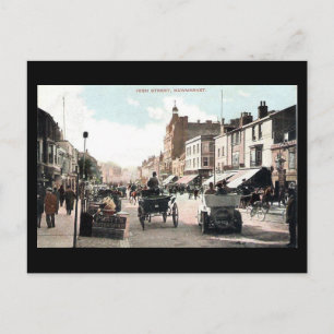 Old Postcard - High St, Newmarket, Suffolk