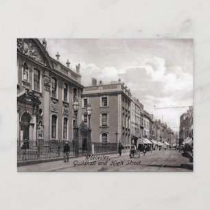 Old Postcard - High St, Worcester