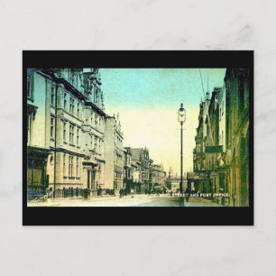 Old Postcard - High Street and Post Office, Swanse