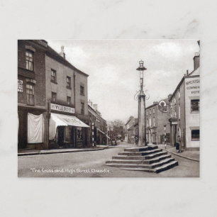 Old Postcard - High Street, Cheadle