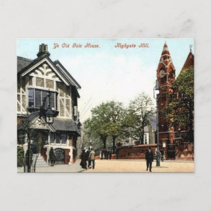 Old Postcard - Highgate Hill, London