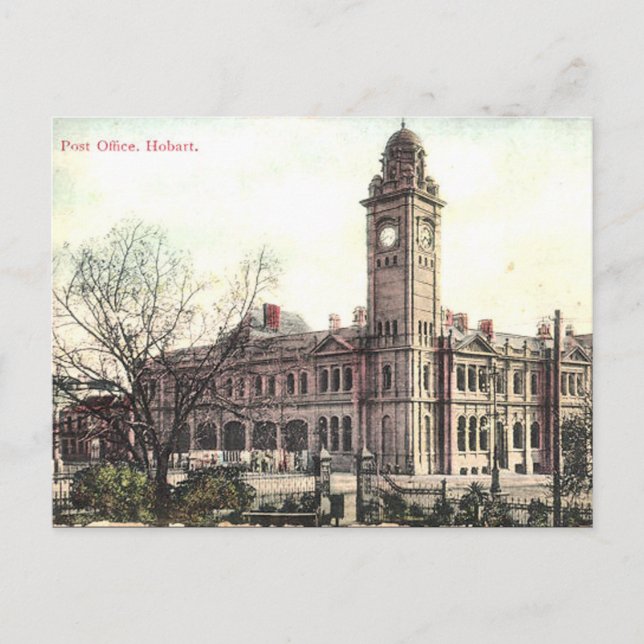 Old Postcard - Hobart, Tasmania (Front)