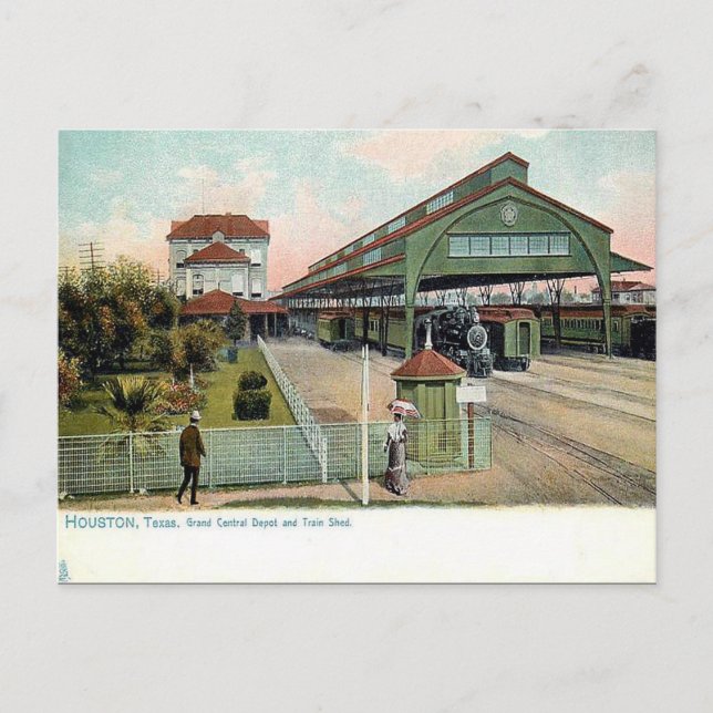Old Postcard - Houston, Texas (Front)