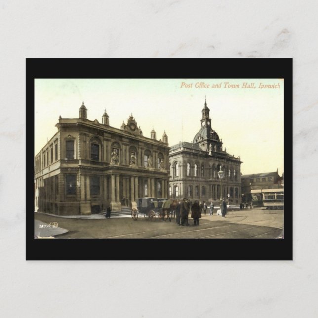 Old Postcard - Ipswich, Suffolk (Front)