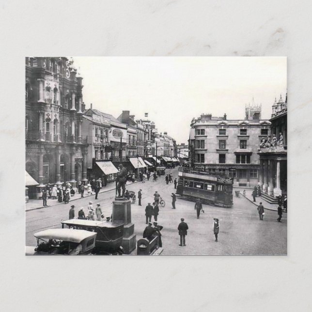 Old Postcard - Ipswich, Suffolk in 1921 (Front)