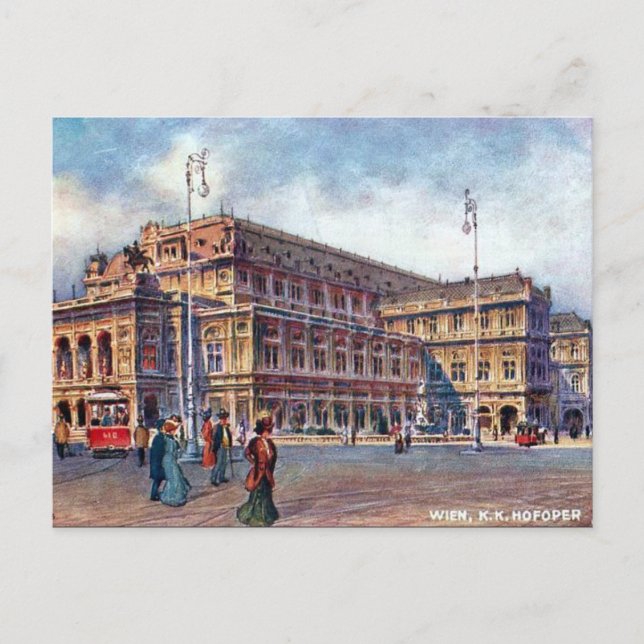 Old Postcard - K K Hofoper, Wien (Front)
